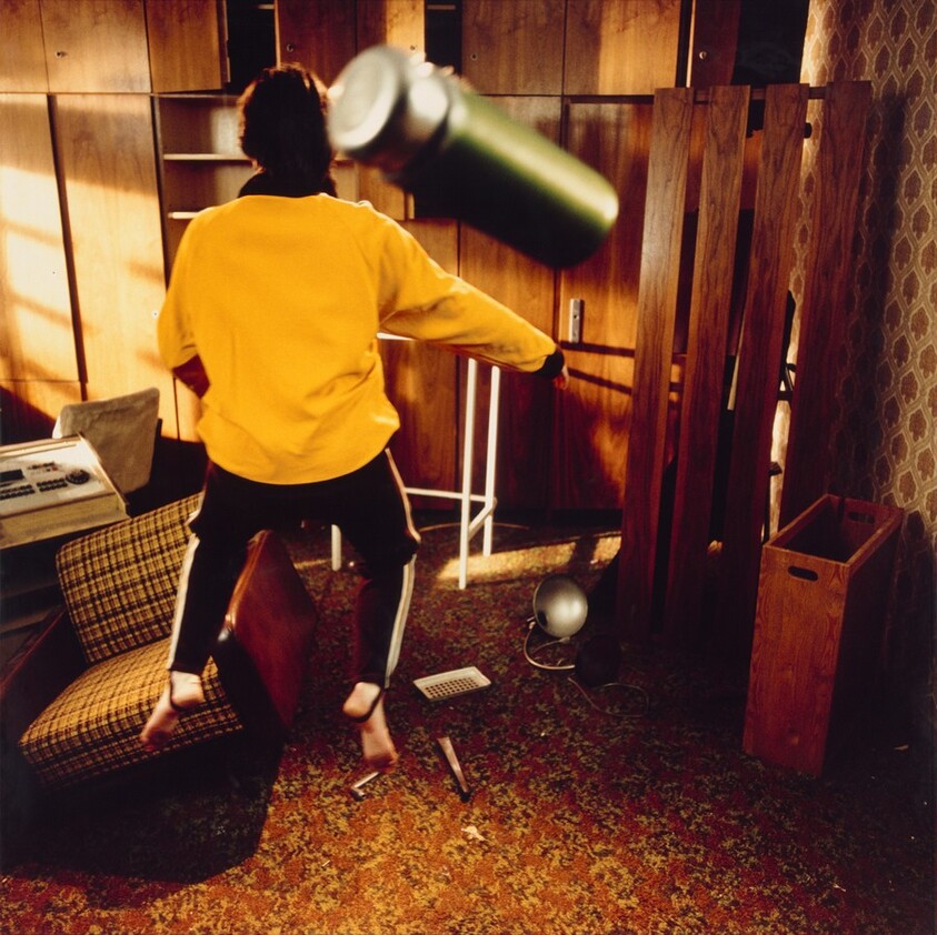 Stasi City (Floating Figure with Flask)