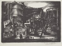 City Lights II, Philip Evergood, 1941