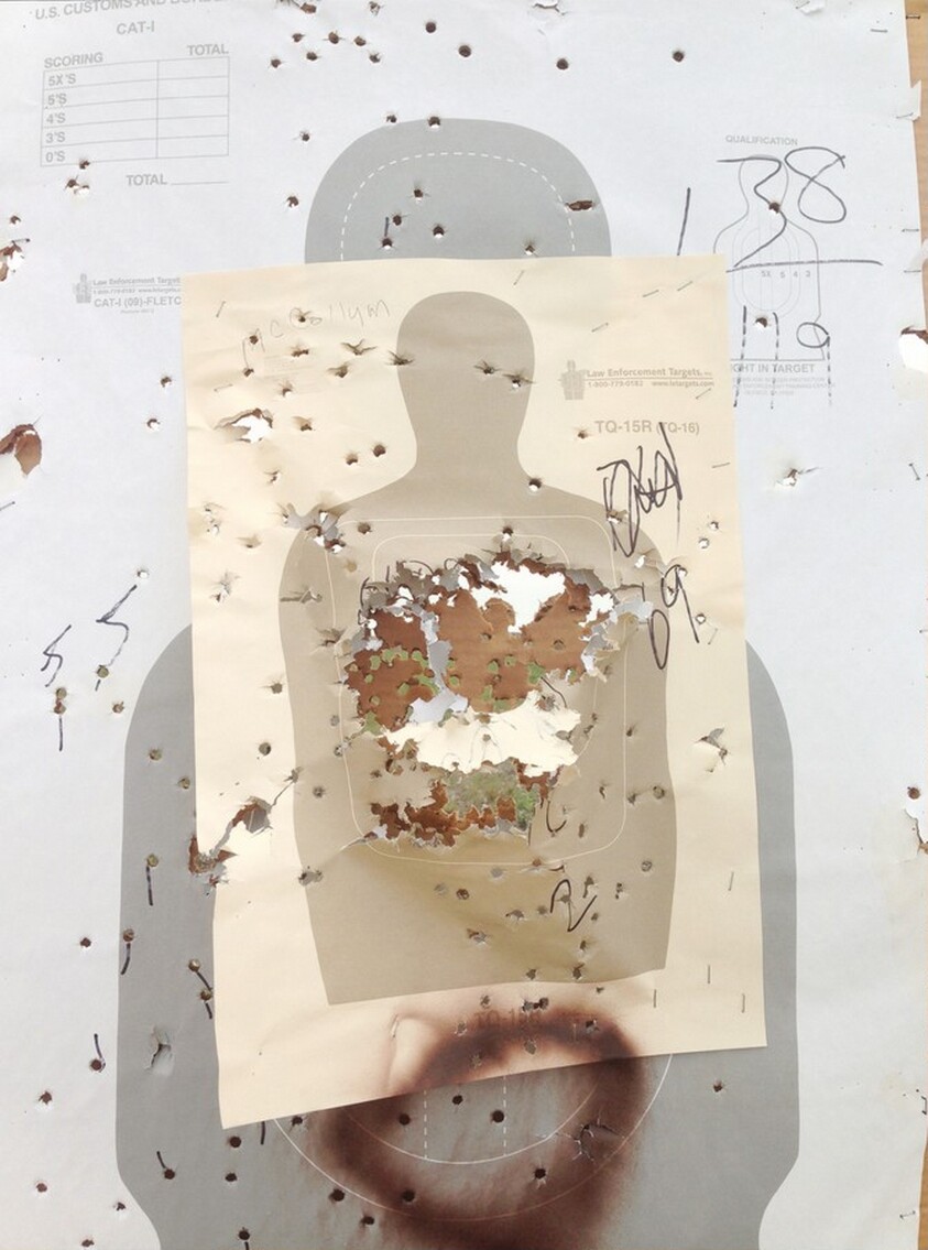 Border Patrol Target #45, Lower Rio Grande National Wildlife Refuge, Texas