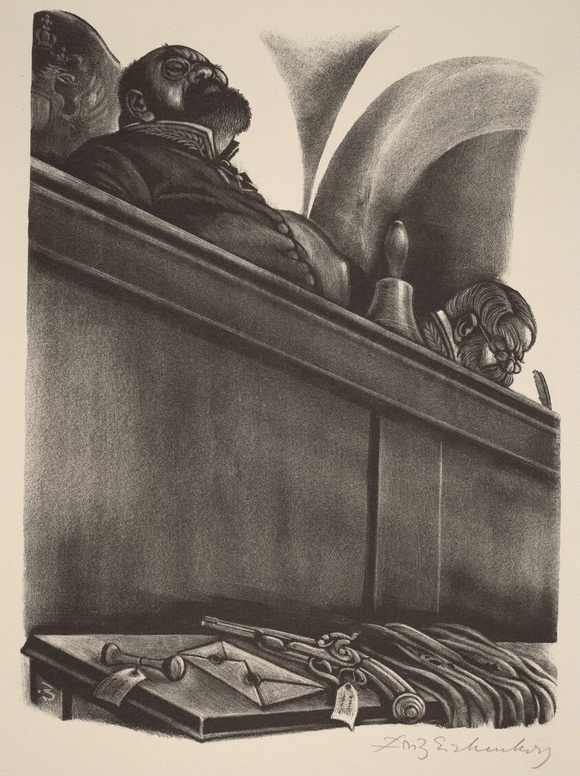 Trial for Murder  (Book XII: A Judicial Error, facing p.512)