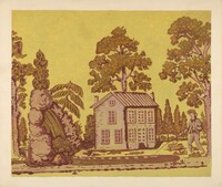 Wallpaper Used as Bandbox Covering, Albert Levone, c. 1937