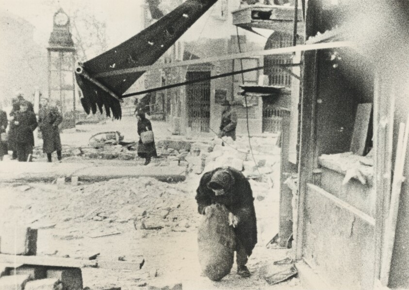 Title from caption on object: “Food Her Only Thought”