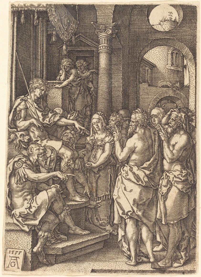 The Two Elders Before the Judge