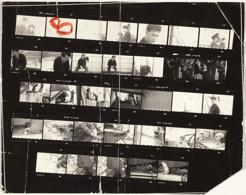 Elliott Erwitt, on ship--New York to Paris 8