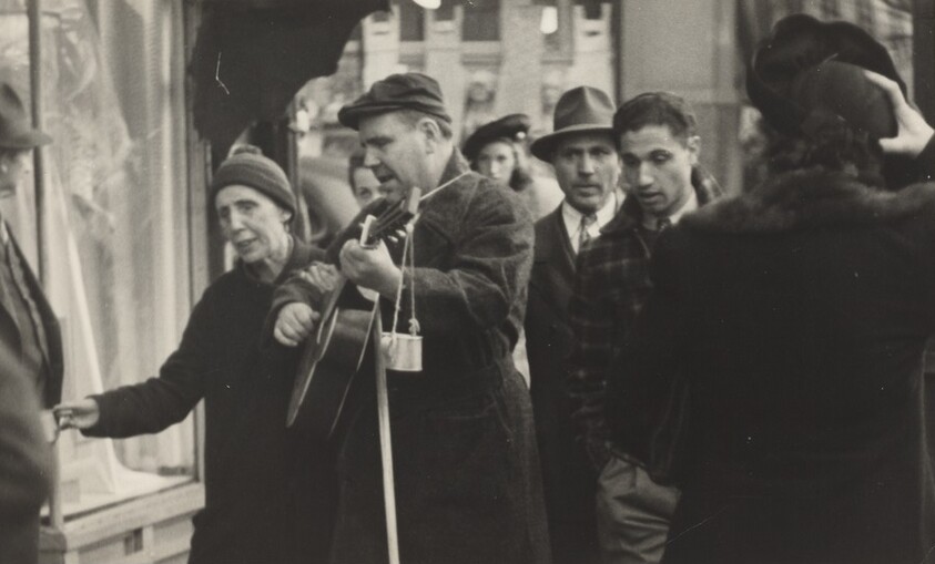 Blind Man with Guitar