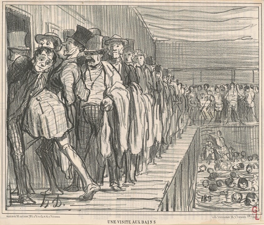Une visite aux bains