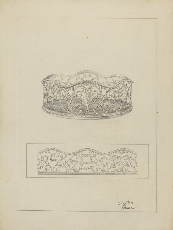 Silver Wine Coasters