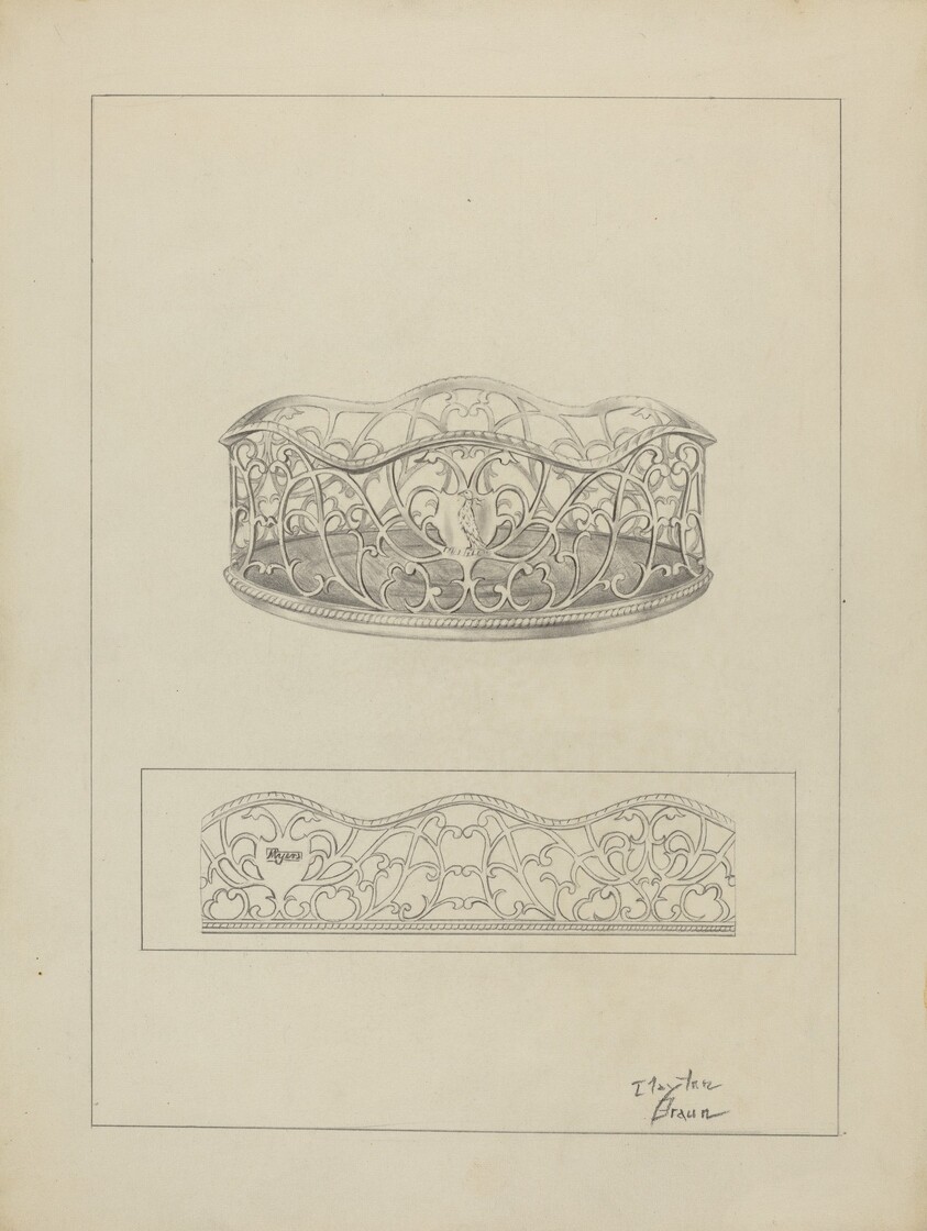 Silver Wine Coasters