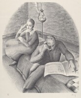Untitled (Couple on a Couch), Edith Bry, c. 1938-1940