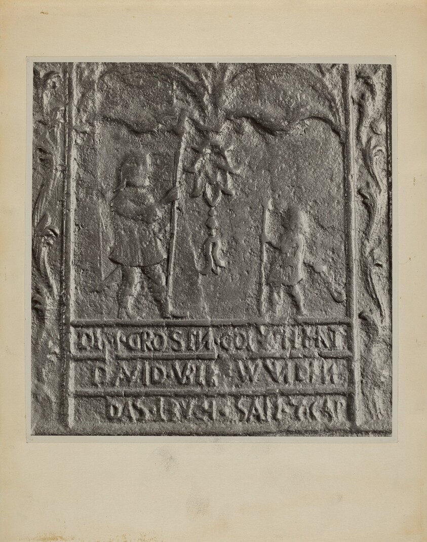 Pa. German Stove Plate