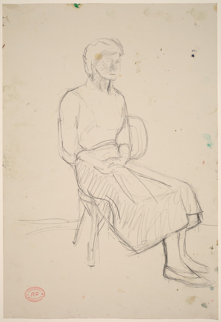 Untitled [woman seated]