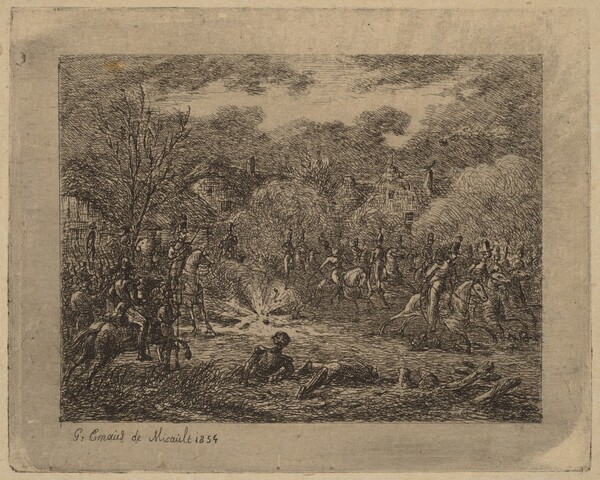 Explosion of a Grenade (L'Explosion d'une grenade)