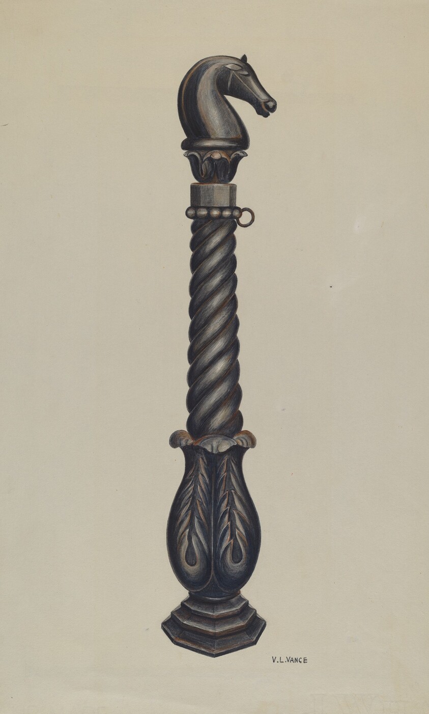 Cast Iron Hitching Post