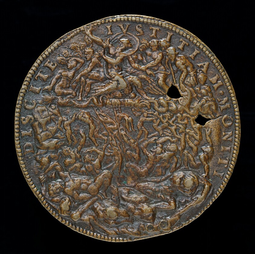 Jupiter Thundering against the Giants [reverse]