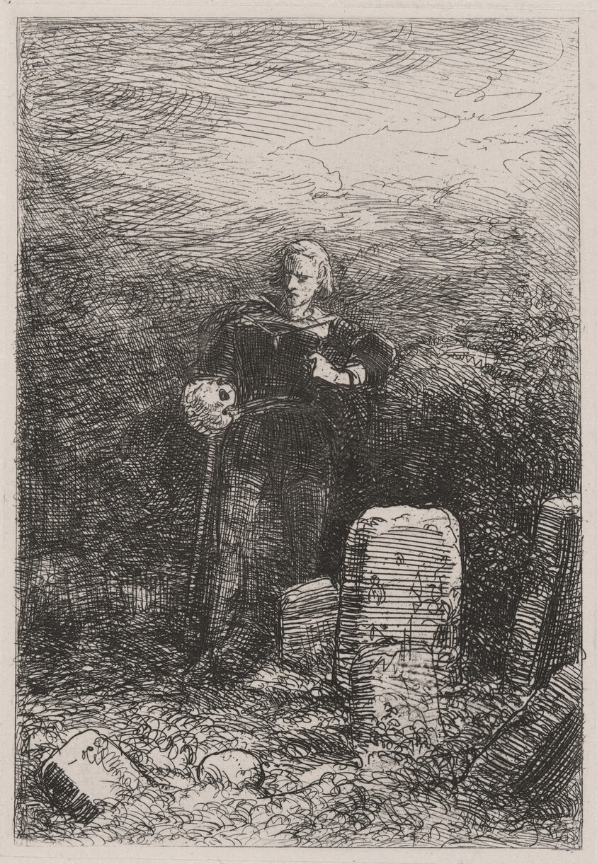 Hamlet with Yorick's Skull
