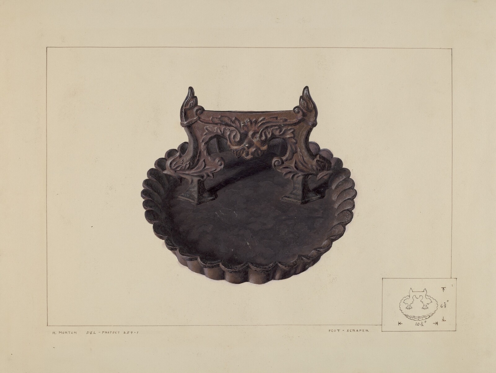 Foot Scraper, Ralph Morton, c. 1938