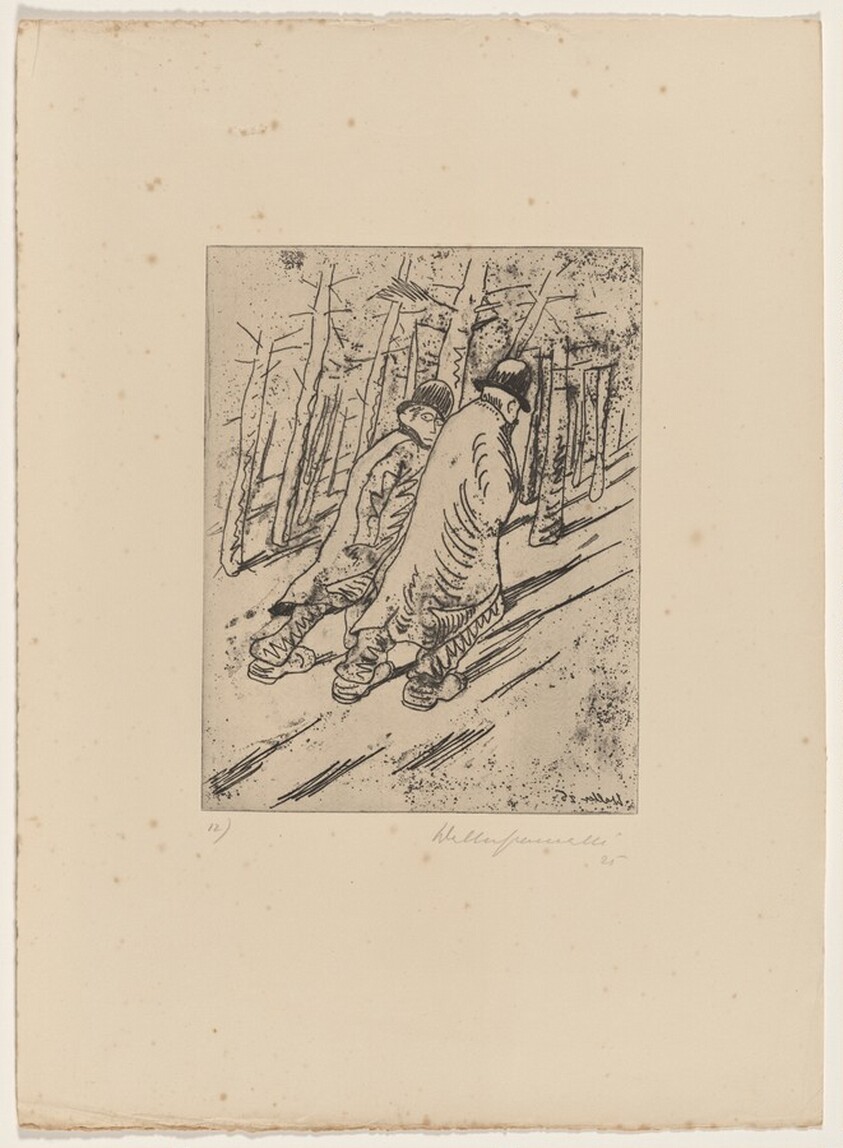 Two Townsmen Hear Uncanny Sounds Arising from the Pond and Run Away