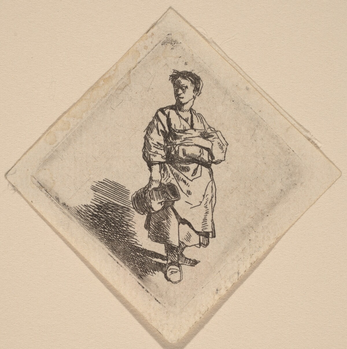 The Woman with the Jug, Standing