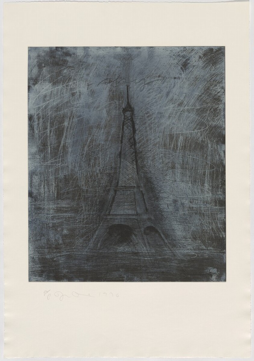 Retroussage Eiffel Tower