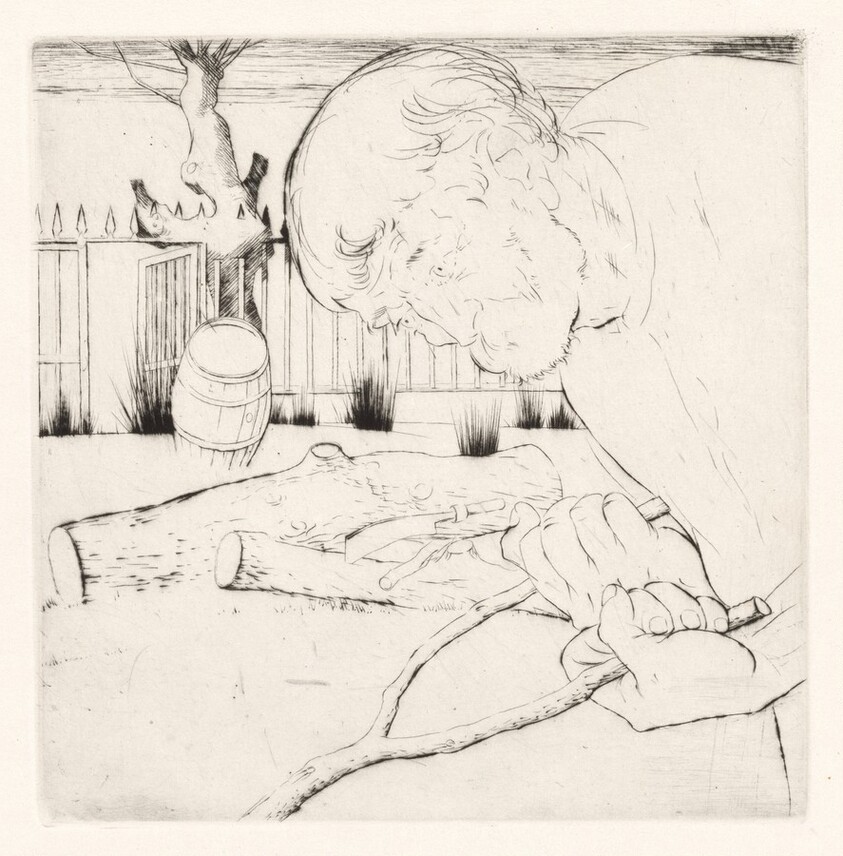 Le Sourcier (Water Diviner) [plate 5]