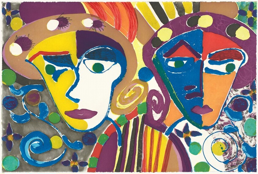 Paulette and Karla [left panel]