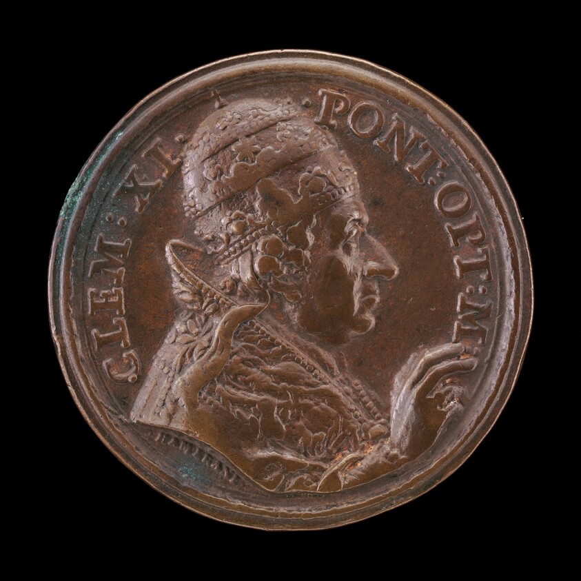 Clement XI (Giovanni Francesco Albani, 1649-1721), Pope 1700 [obverse]