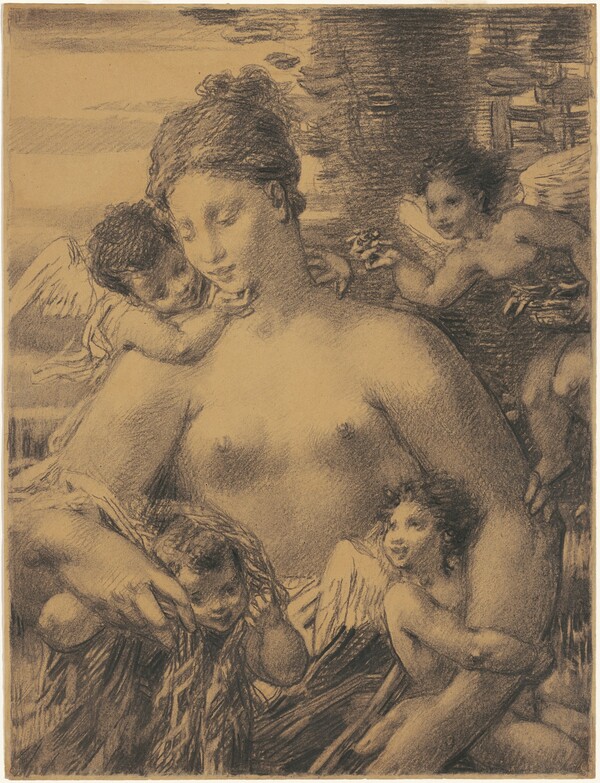 Nude with Cherubim