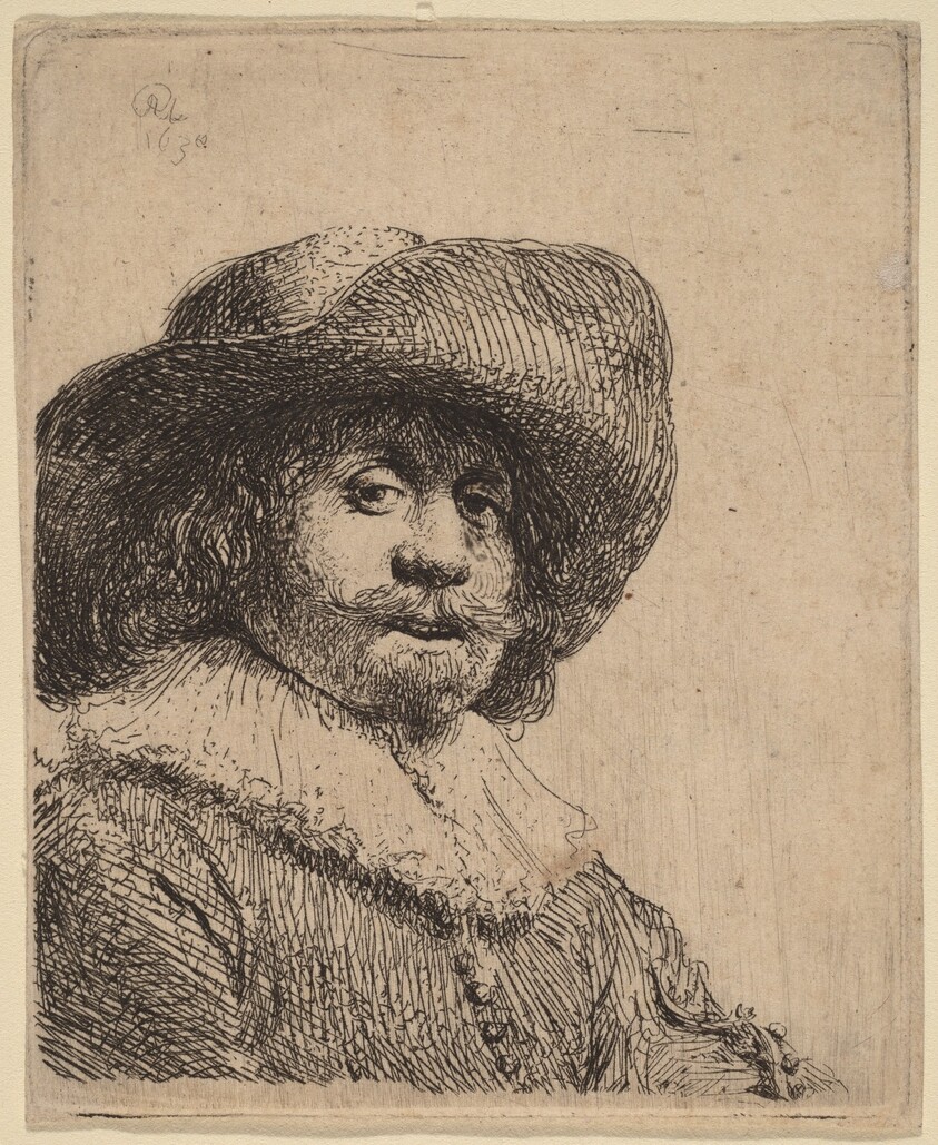 Man in a Broad-Brimmed Hat