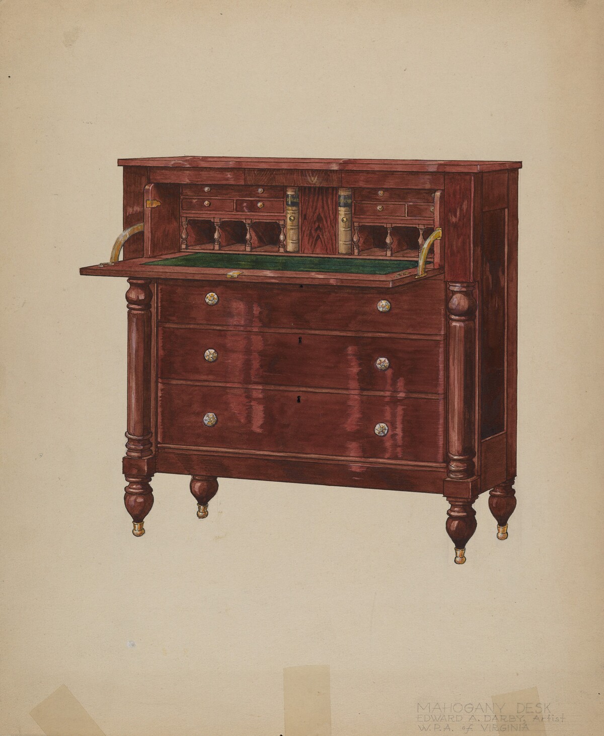 Mahogany Desk