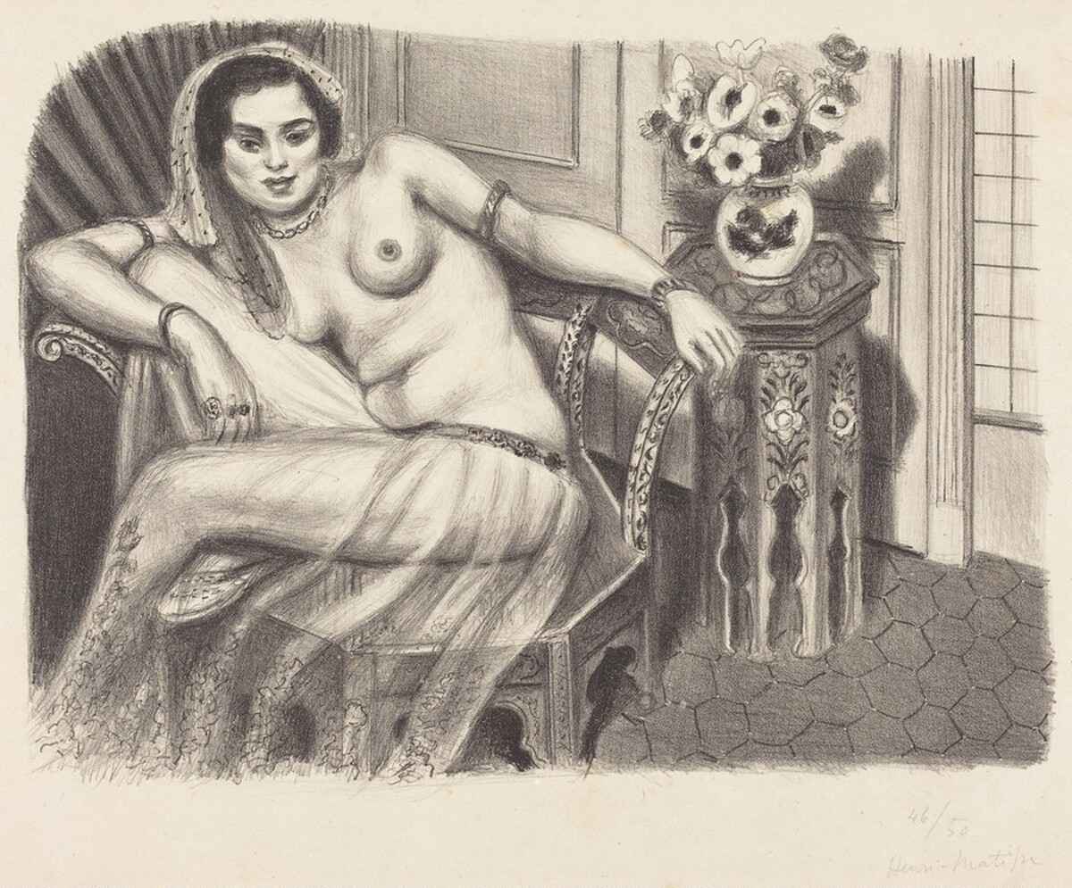 Hindu with Tulle Skirt (Hindoue à la jupe de tulle)