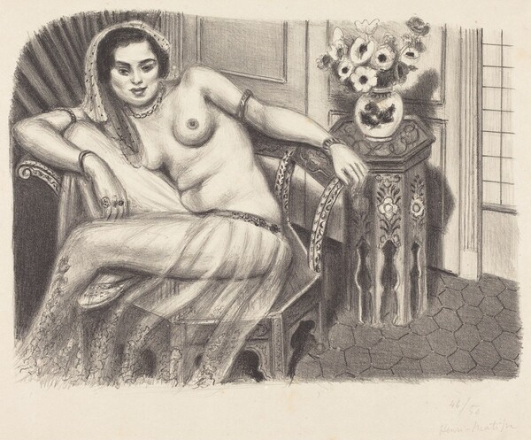 Hindu with Tulle Skirt (Hindoue à la jupe de tulle)