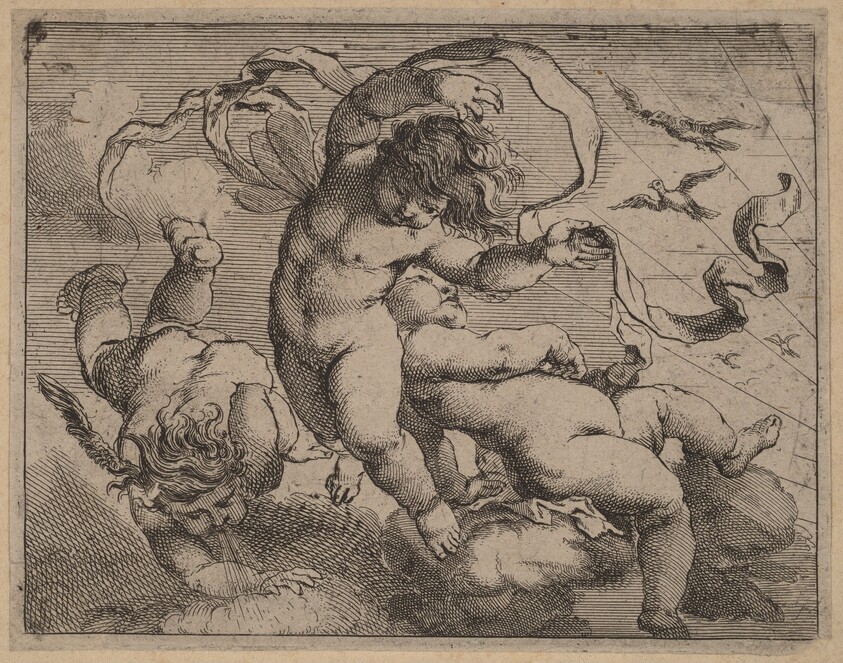 Three Flying Putti