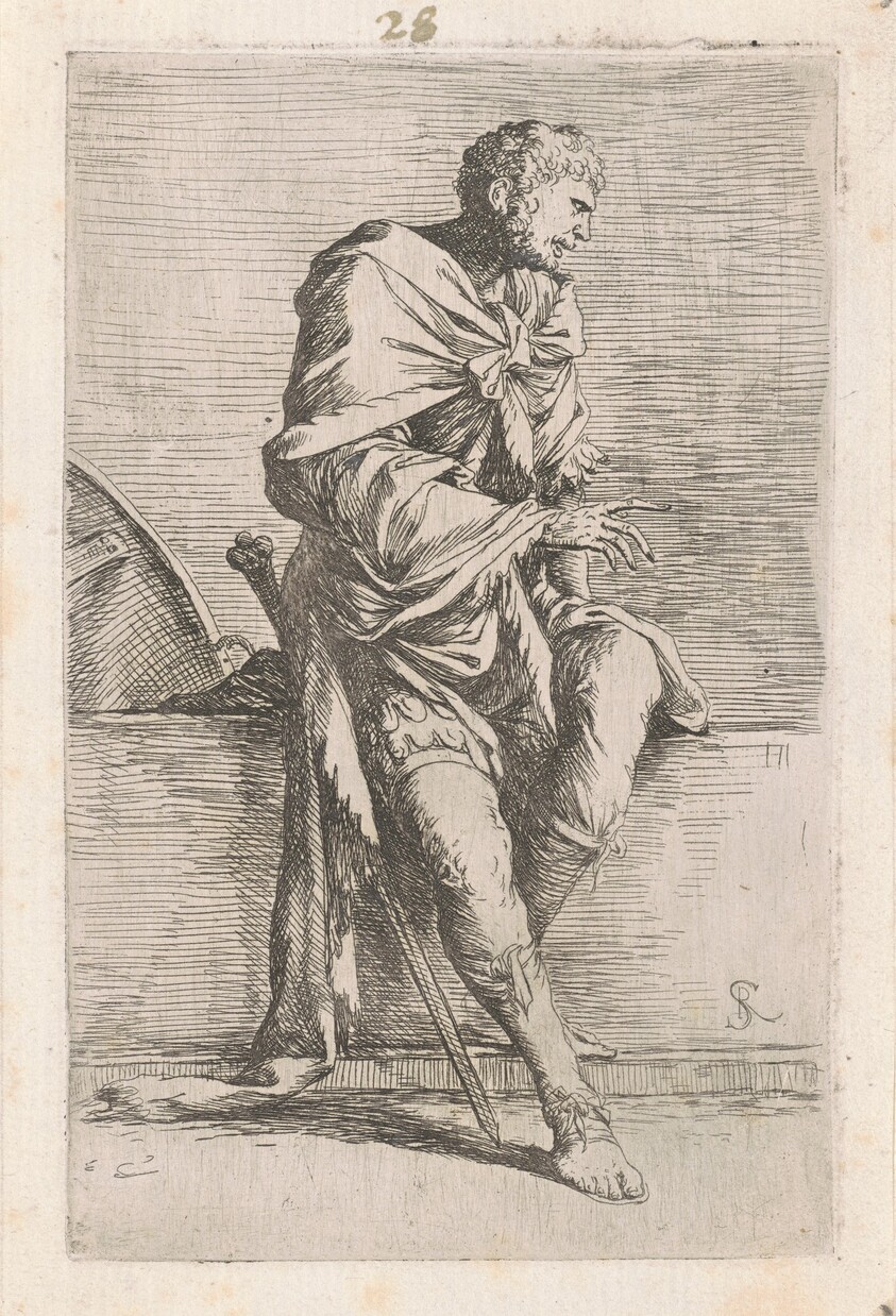 Soldier Seated