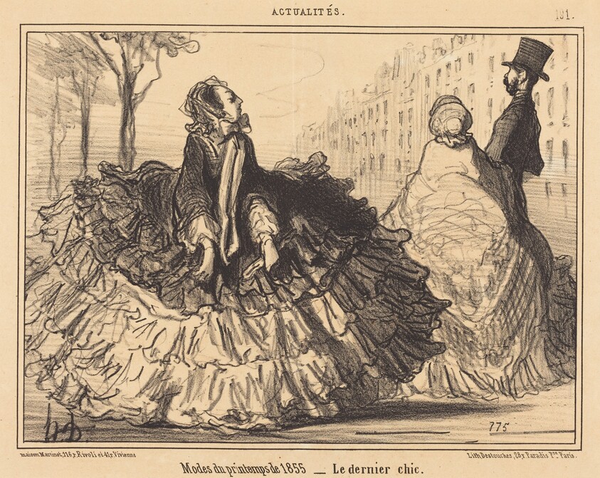 Modes du printemps de 1855