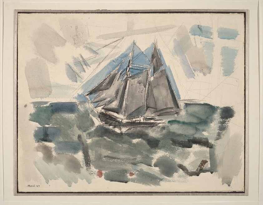 Movement No. 9, Sea and Boat, Deer Isle, Maine