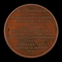 Inscription [reverse], Jean-Baptiste-Eugene Farochon, 1867