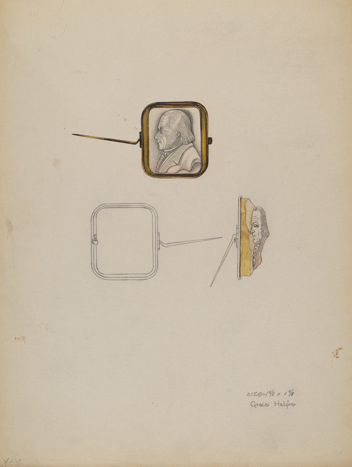 Cameo Brooch