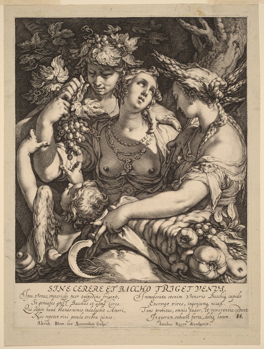 Sine Cerere et Baccho Friget Venus