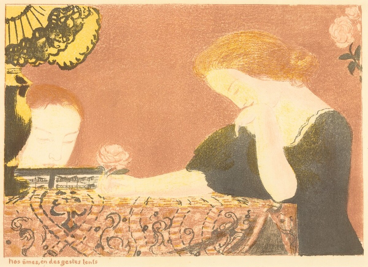 Nos âmes, en des gestes lents