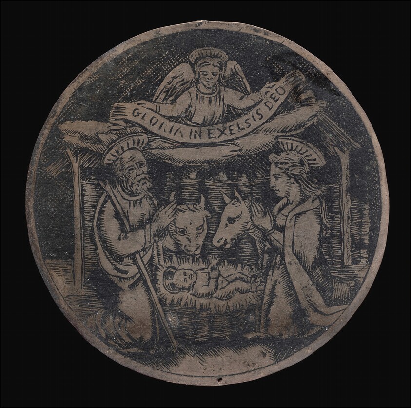 Episodes from the Life of Christ: Nativity with an Inscription