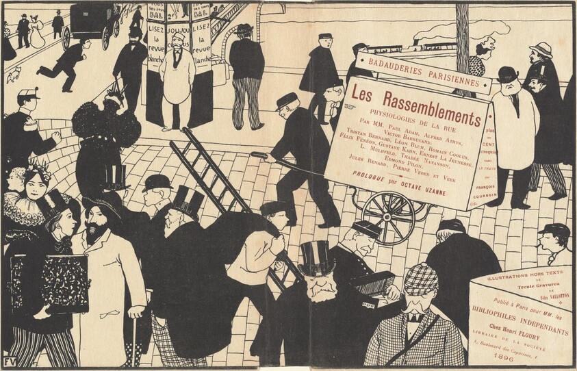 Book jacket for "Les Rassemblements"