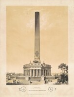 Design of the National Washington Monument, Charles Fenderich, after Robert Mills, 1846