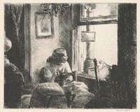 East Side Interior, Edward Hopper, 1922