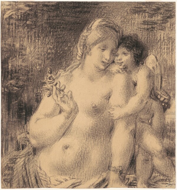 Nude with Cupid