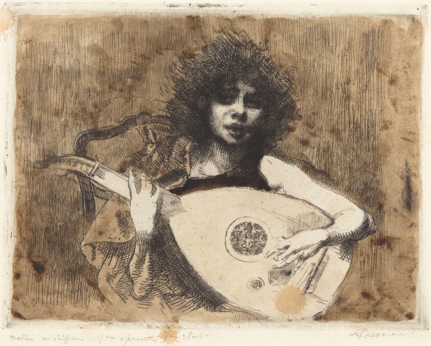 The Lute Player (La joueuse de luth)
