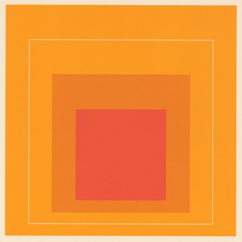 WLS XII from White Line Squares (Series II)