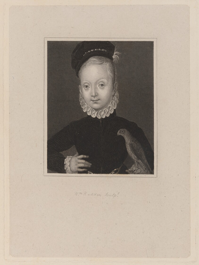 Portrait of Boy with Falcon