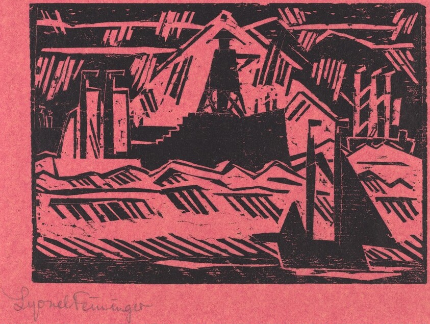 Harbor Pier with Lighthouse (Hafenmole mit Leuchtbake)