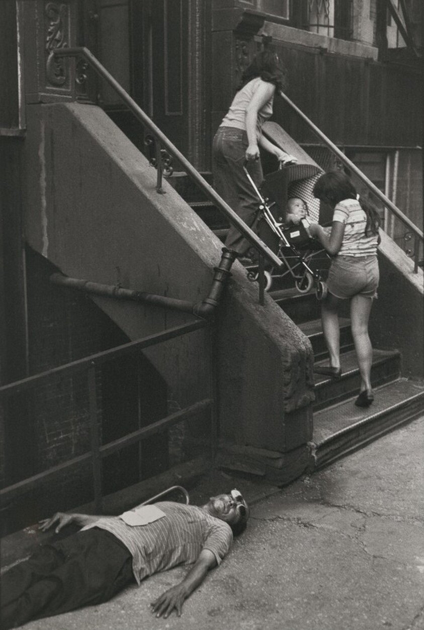 The man lay unconscious. Someone had placed a note on his chest, suggesting the police be called, New York City