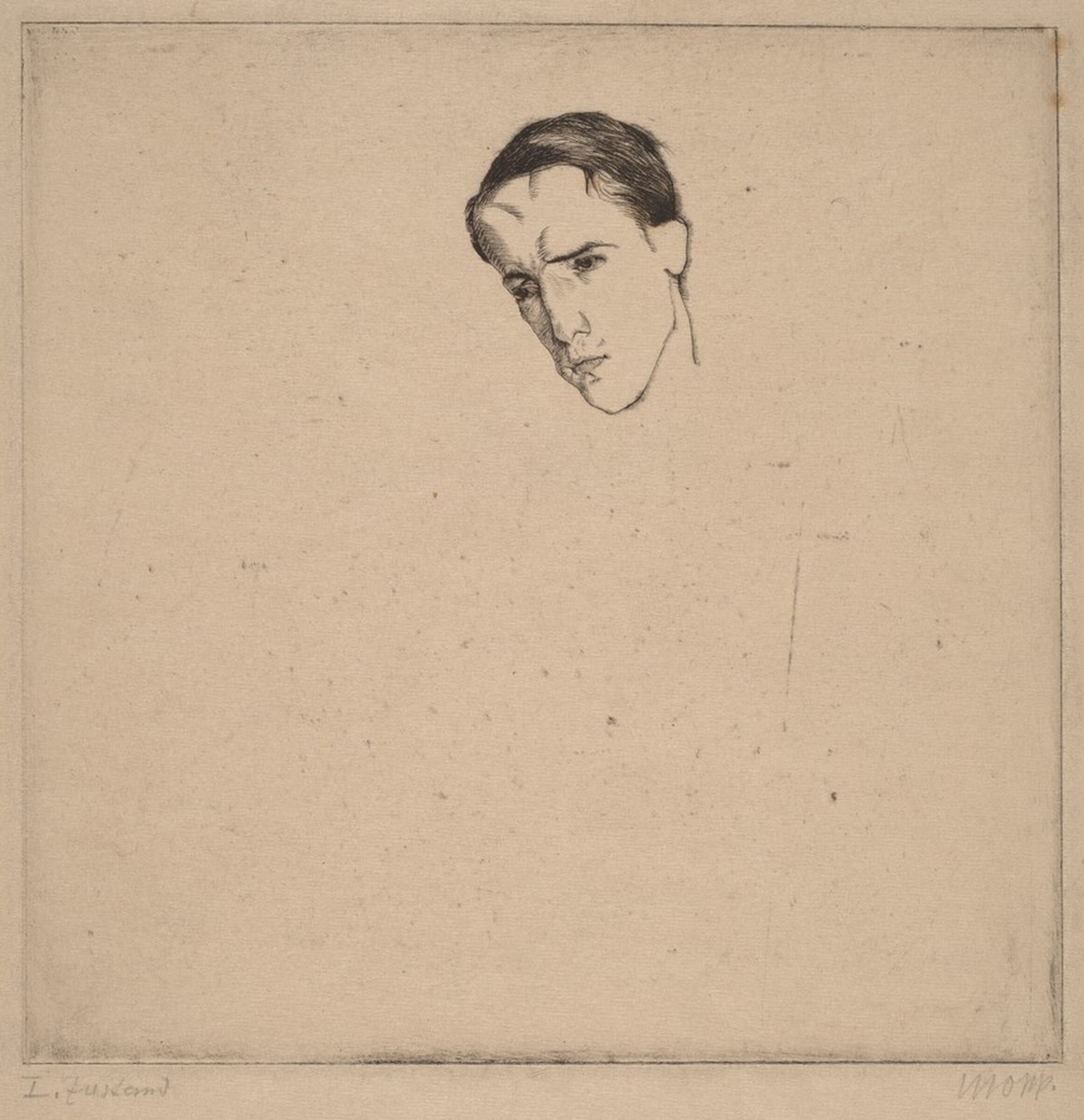 Head of a Man, Max Oppenheimer